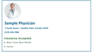 Sample Physician Kiosk Profile